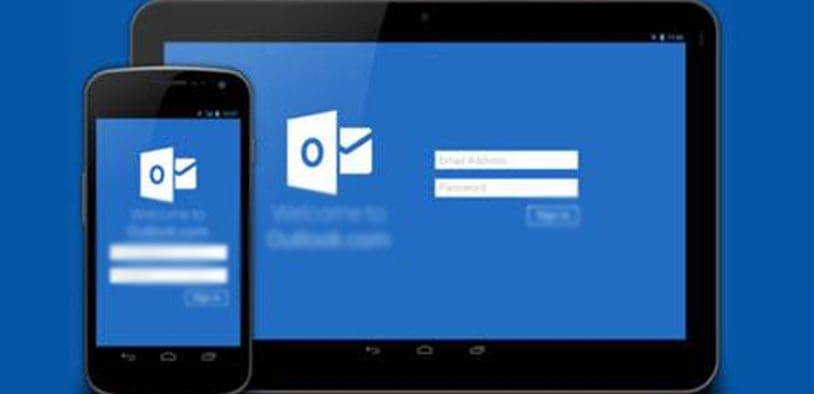 Outlook disponível para Android e IOS